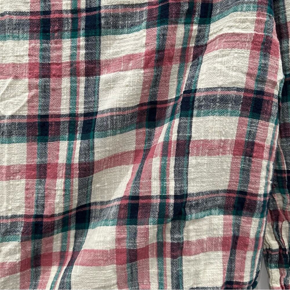 Sezane Doria San Francisco Checks Plaid Button Long Sleeve Shirt Blouse. - Picture 6 of 12